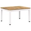 vidaXL Mesa de centro Blanqueado 49 x 60,5 x 36 cm