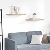 vidaXL Estantes flotantes de pared 2 uds MDF roble 60x23,5x3,8 cm