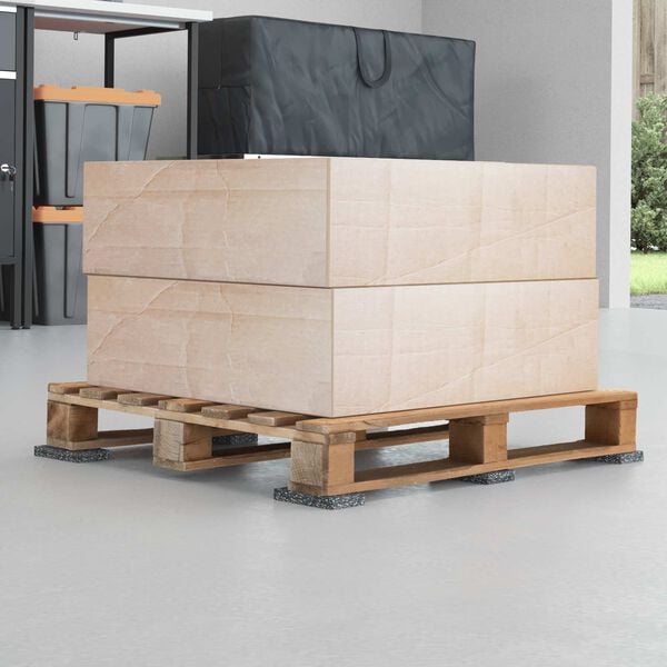 vidaXL Rodillo de Caucho Negro 200 x 5 x 0,6 cm Goma