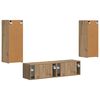 vidaXL Conjunto de mueble de TV 2 pcs Roble artesanal