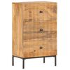 vidaXL Aparador de madera maciza de mango 45x30x75 cm