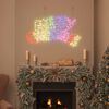 vidaXL Cartel de Navidad con 240 LED Multicolor 100 x 50 cm PVC