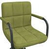 vidaXL Sillas de comedor giratorias 4 unidades terciopelo verde claro