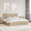 vidaXL Estructura de cama Sonoma 180 x 200 cm Madera de pino macizo
