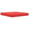 vidaXL Coj&iacute;n para sof&aacute; de exterior Rojo 80 x 80 x 8 cm Poli&eacute;ster