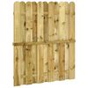 vidaXL Puerta de jard&iacute;n 100 x 125 cm Madera de Pino Maciza Verde