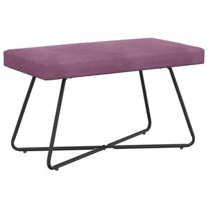 vidaXL Banco Liso Morado 80 x 40 x 45 cm PWNED_BY_LORD666_YWH