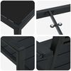 vidaXL Conjunto de Comedor de Jard&iacute;n 5 pcs Negro