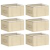 vidaXL Caja de almacenamiento con ventana superior transparente 6 uds.