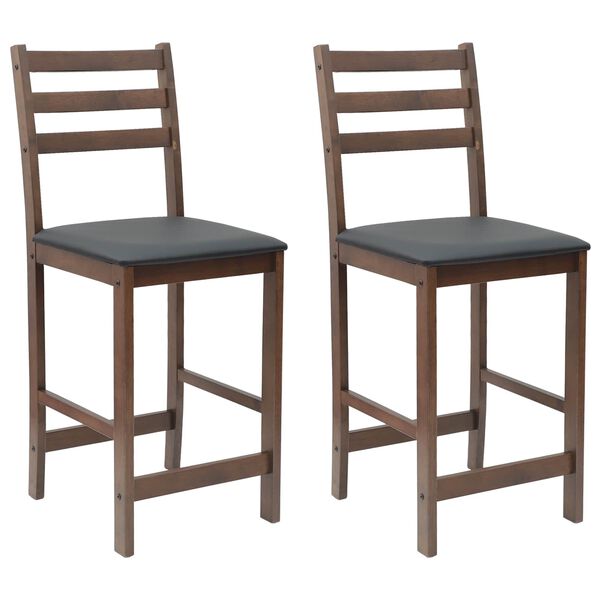 vidaXL Sillas de comedor 2 pcs Marr&oacute;n Claro 40 x 47,5 x 99,5 cm