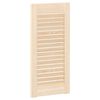 vidaXL Puerta de armario de lamas 2 uds 61,5x29,5 cm madera de pino