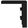 vidaXL Mesa de Bar de Pared Roble Negro 102 x 45 x 103,5 cm