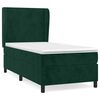 vidaXL Cama box spring con colch&oacute;n terciopelo verde oscuro 90x190 cm
