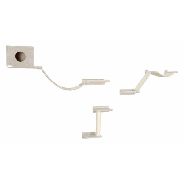 Kerbl Rascador de pared para gatos Mount Everest madera beige