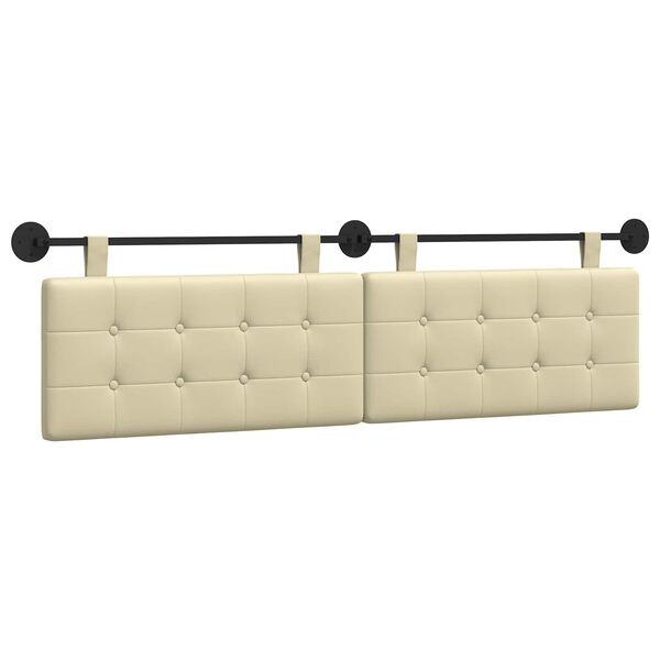 vidaXL Cabecera Colgante Montaje en la pared Cuero sint&eacute;tico