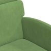 vidaXL Sillas de Comedor con Ruedas 2 pcs Verde claro 58 x 65 x 98 cm