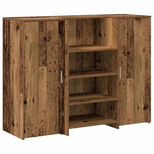 vidaXL Mostrador de recepci&oacute;n madera vieja 135x50x103,5 cm