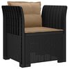 vidaXL Sill&oacute;n Individual con Cojines Apariencia de Ratan PP
