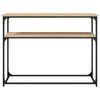 vidaXL Mesa consola madera de ingeniería roble Sonoma 100x35,5x75 cm