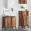 vidaXL Juego de muebles de ba&ntilde;o con caj&oacute;n 2 pcs Madera Vieja