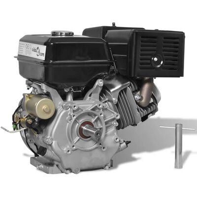 vidaXL Motor de gasolina 15 HP 11 kW negro