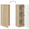 vidaXL Conjunto de mueble para TV de pared 4 pcs Roble Sonoma