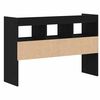 vidaXL Vitrina Roble Negro 105 x 30 x 70 cm Madera contrachapada