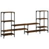 vidaXL Mueble de TV madera ingenier&iacute;a roble ahumado 206,5x28,5x95 cm
