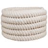 vidaXL Cuerda de yute 40 mm Blanco 100% yute Tossa