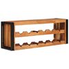 vidaXL Estante de Vino Marr&oacute;n 120 x 45 x 33 cm Madera de Acacia S&oacute;lida