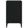 vidaXL Mueble zapatero madera contrachapada negro 102x36x60 cm