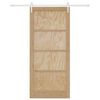 vidaXL Puerta Corredera ORKDAL Marr&oacute;n 93 x 211 cm