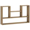 vidaXL Estante de pared Roble artisan 100 x 17 x 60 cm