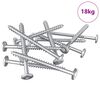 vidaXL Tornillos de Madera 1900 uds. Plateado Acero