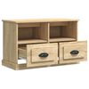 vidaXL Mueble para TV madera contrachapada roble Sonoma 80x35x50 cm
