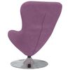 vidaXL Sill&oacute;n huevo Morado Terciopelo