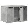 vidaXL Mueble arenero para gatos madera gris hormig&oacute;n 60x40x40 cm