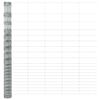 vidaXL Valla de campo Plateado 25 x 1,6 m Acero galvanizado