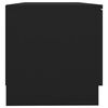 vidaXL Mueble para TV madera contrachapada negro 80x35x36,5 cm