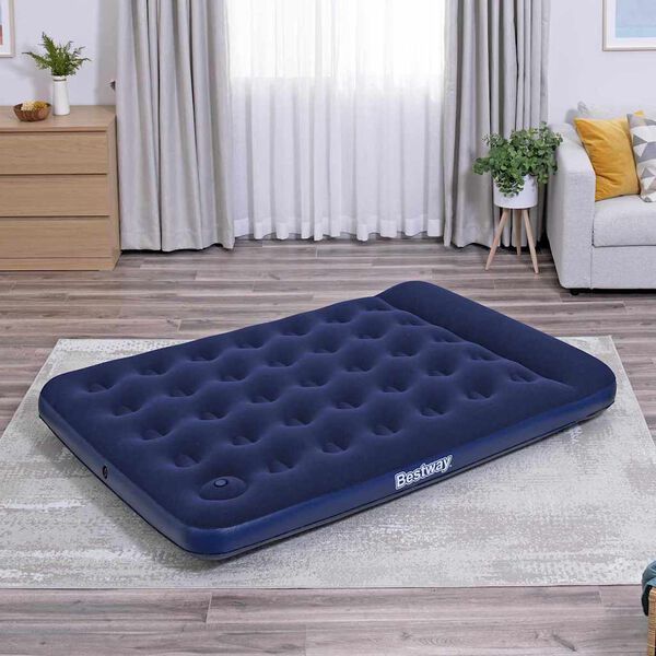 Best Way Cama de Aire Azul 191 x 137 x 28 cm PVC
