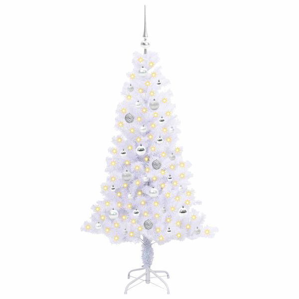 vidaXL &Aacute;rbol de Navidad artificial con 150 LED 150 cm PVC y Acero