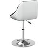 vidaXL Silla de comedor cuero sint&eacute;tico negro y blanco