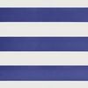 vidaXL Toldo retr&aacute;ctil aluminio y tela azul y blanco 3x2,5 m