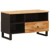 vidaXL Mueble de TV Marr&oacute;n 80 x 33 x 46 cm Madera de mango maciza