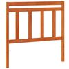 vidaXL Cabecero de cama madera maciza de pino marr&oacute;n cera 100 cm