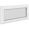 vidaXL Ventana de s&oacute;tano RISOR 120 x 60 cm PVC y vidrio Gris antracita