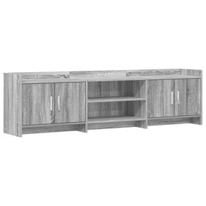 vidaXL Mueble de TV 168 x 33 x 47 cm Sonoma gris Madera de ingenier&iacute;a