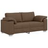 vidaXL Sof&aacute; de dos plazas Marr&oacute;n 180 cm tela