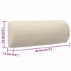 vidaXL Reposacabezas de silla de jardín textilene crema 40x7,5x15 cm