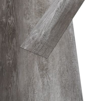 vidaXL Lamas para suelo no autoadhesivas PVC madera a rayas 4,46 m²